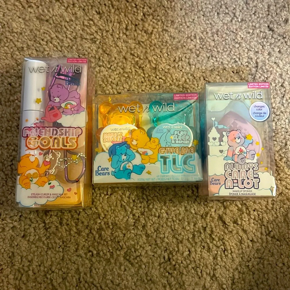 💄 NIB Wet n Wild Care Bear Lot💄 - Picture 1 of 4